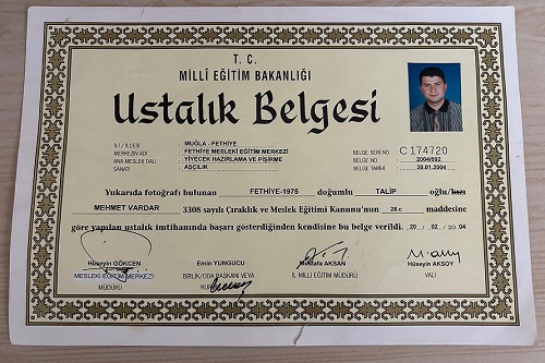 Ustalık belgesi